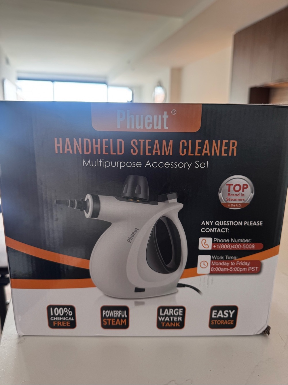 Handheld Steam Cleaner - White